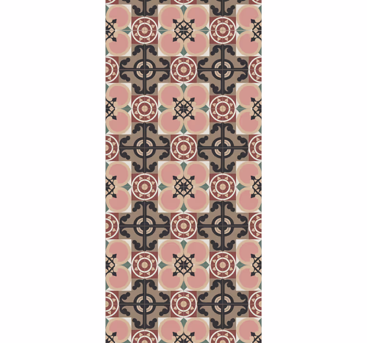 Vintage roller blind toledo tiles - TenStickers