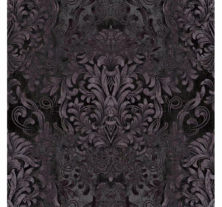 Vintage roller blind in dark colors - TenStickers