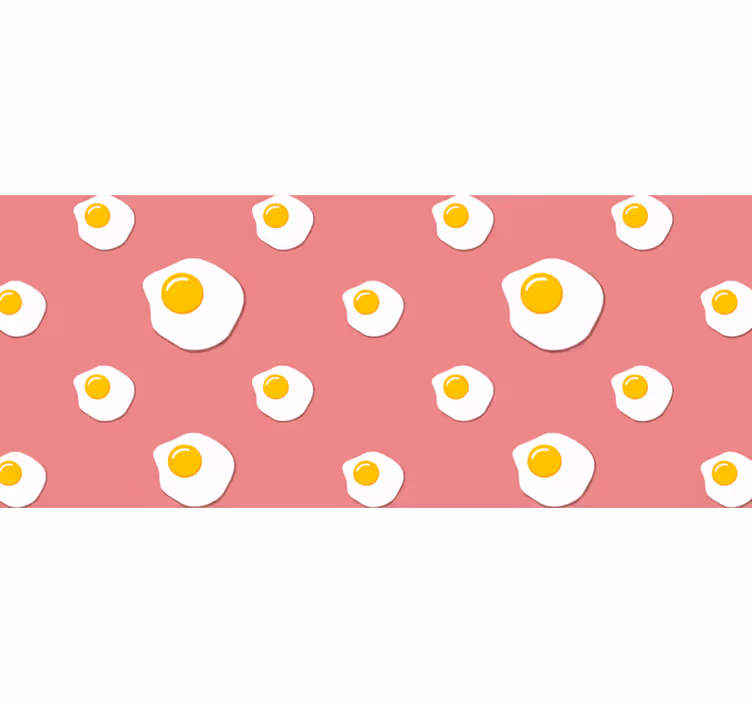 Roller blind pink sunny side up - TenStickers