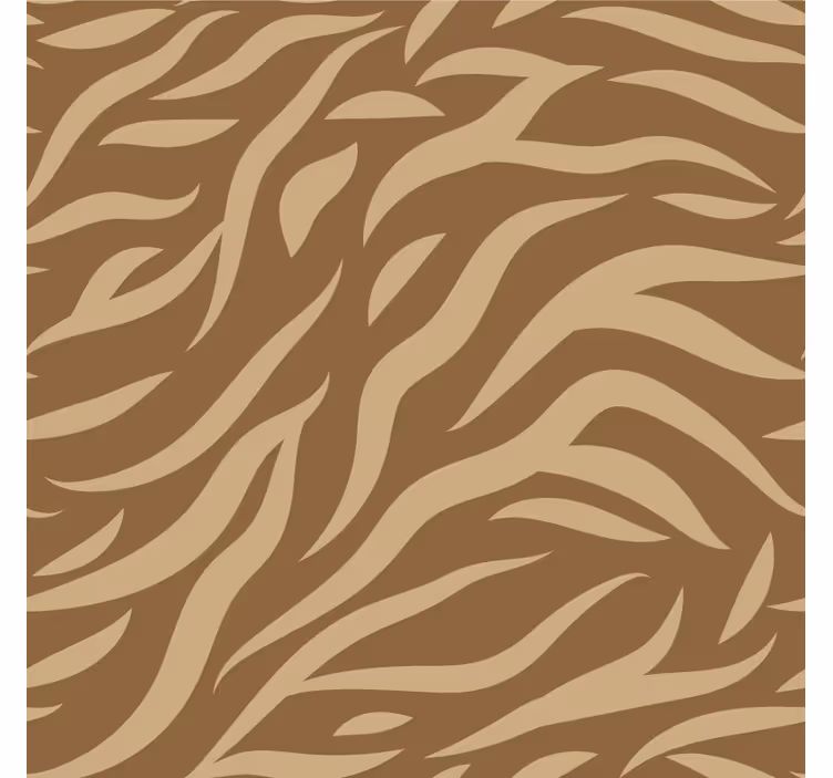 Living room blind in brown and beige tiger print - TenStickers