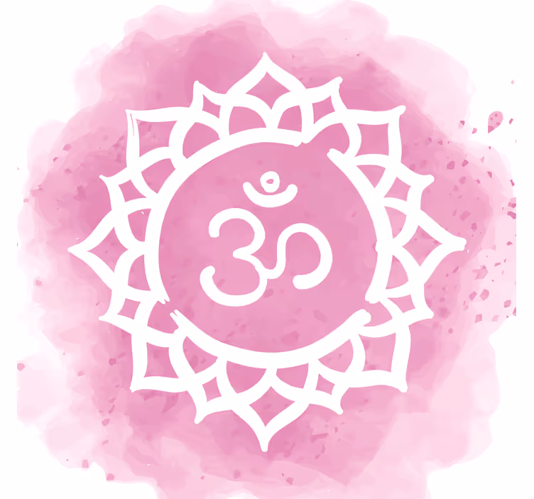 Living room blind with beautiful crown chakra design - TenStickers