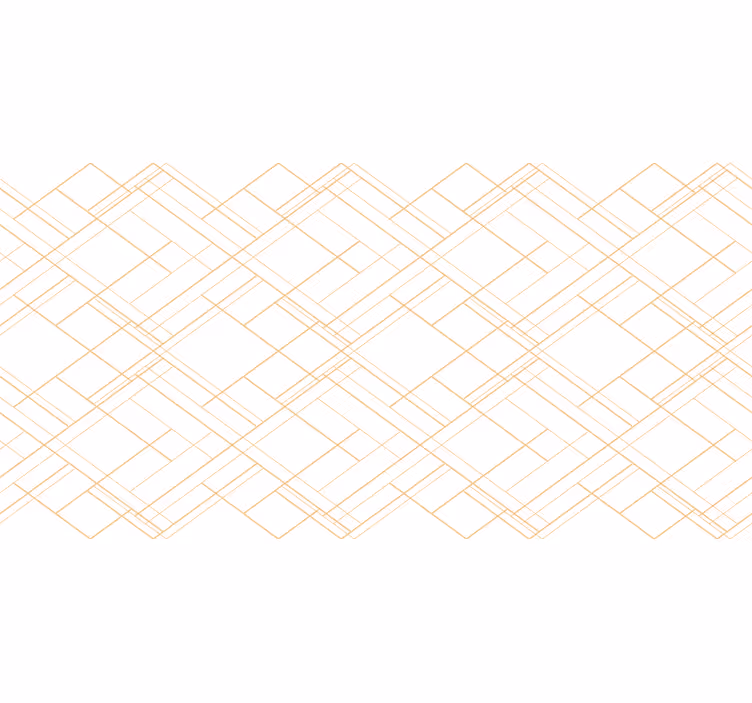 White roller blind geometric lines minimalist pattern - TenStickers