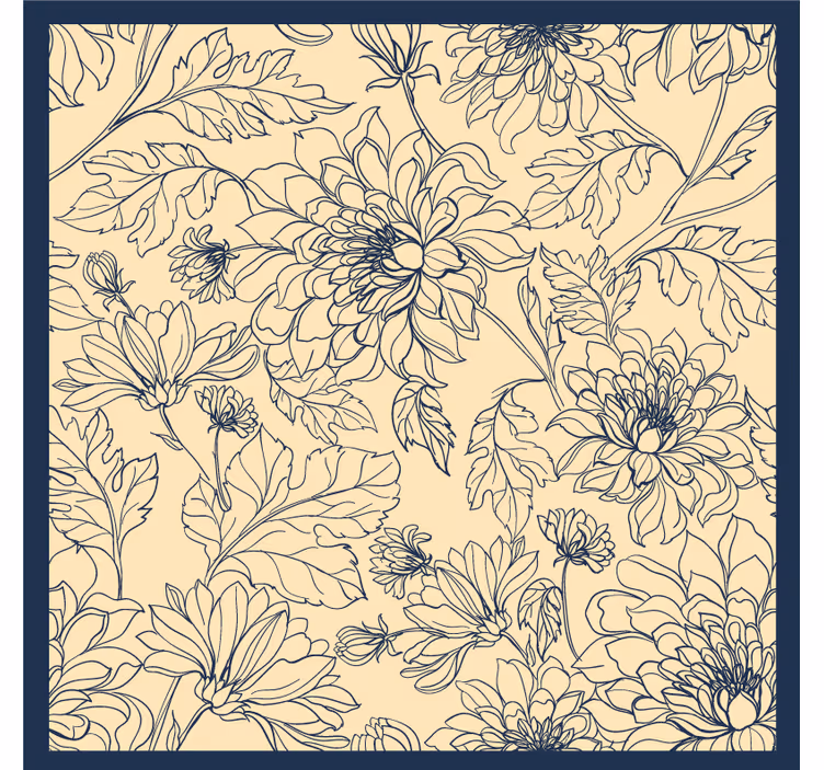 Peony varied pattern bedroom blind - TenStickers
