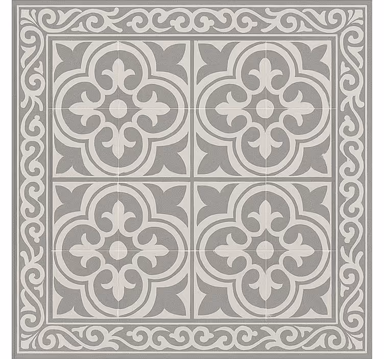 Bedroom blind in elegant grey tiles - TenStickers