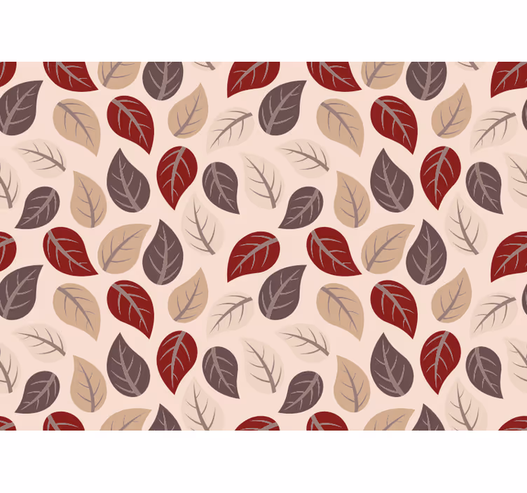 Autumn leaf pattern bedroom blind - TenStickers