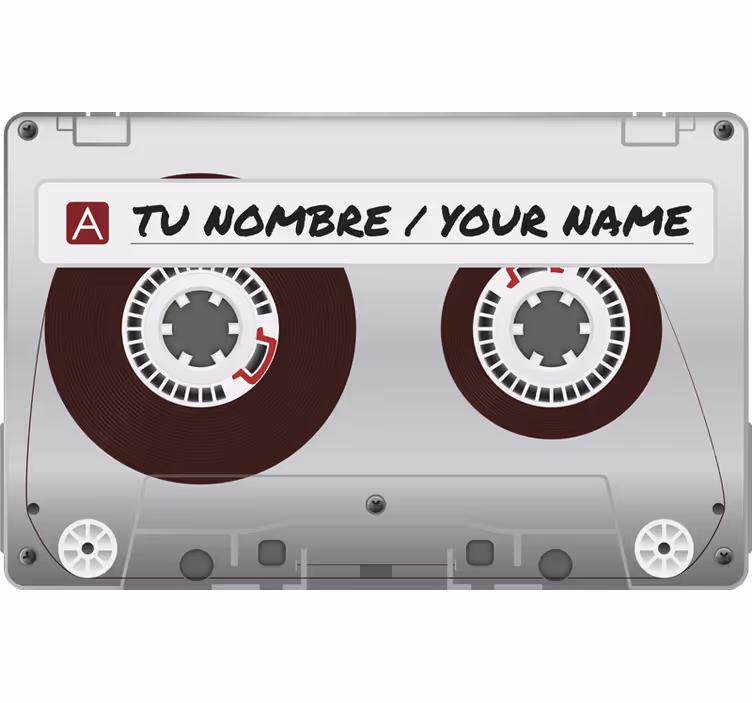 Blind grey custom cassette - TenStickers