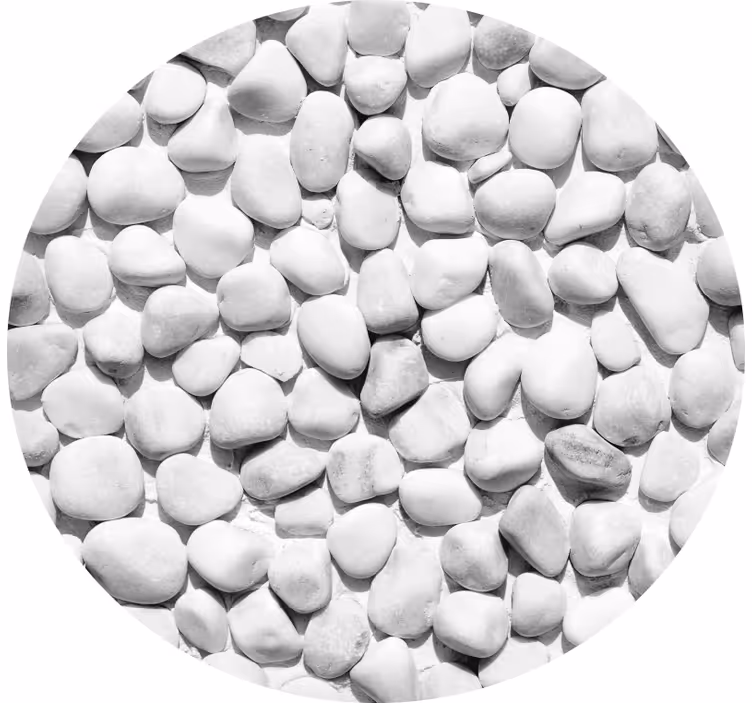Blind grey natural white irregular stones - TenStickers
