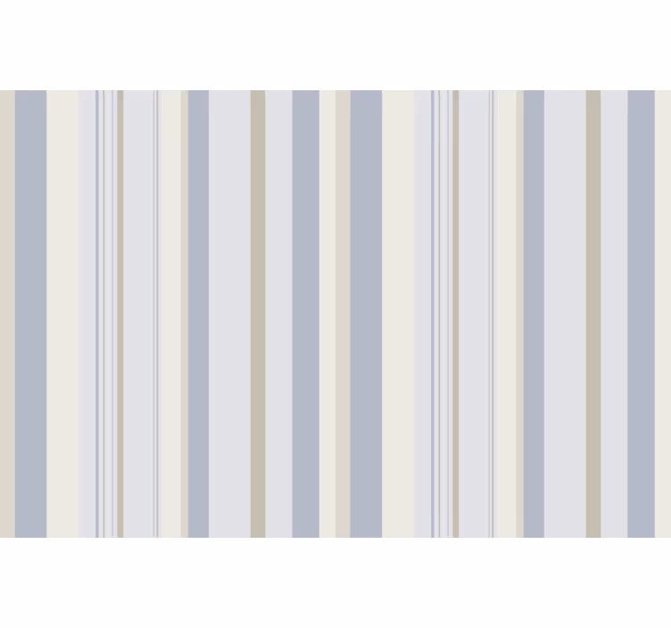 Blind grey 80's blue and beige stripes - TenStickers