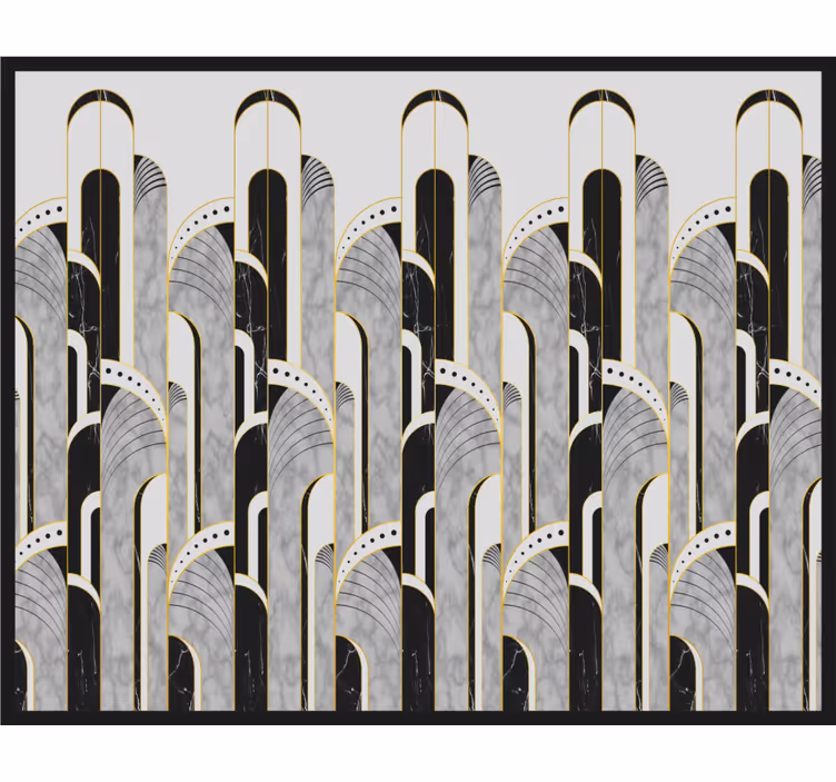 Blind grey blackout curtain - TenStickers