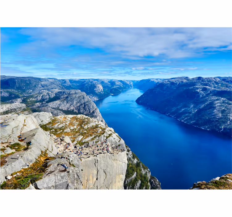 Bedroom blind preikestolen norway - TenStickers