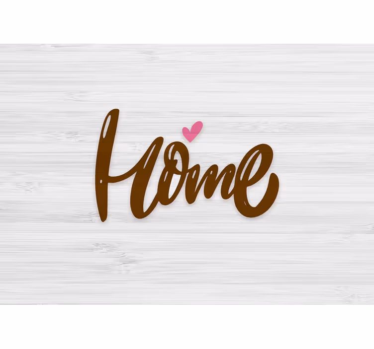 Vintage white home on wooden plank bedroom blind - TenStickers