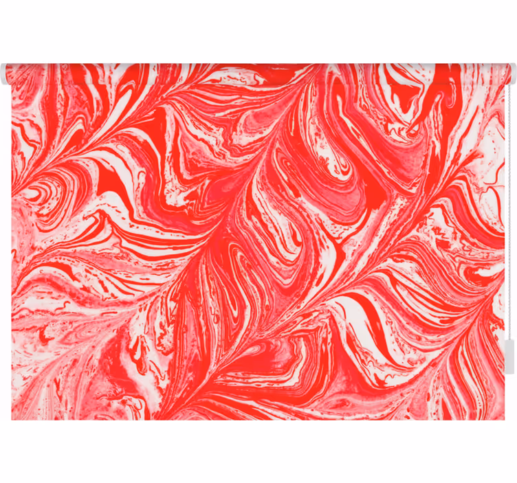 Red wavy textured bedroom blind - TenStickers