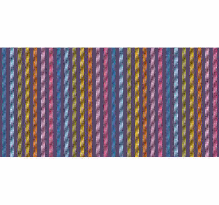 Rainbow striped bedroom blind - TenStickers