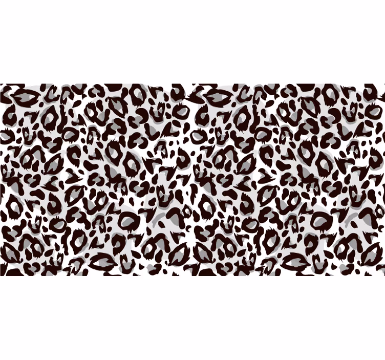 Black leopard bedroom blind - TenStickers