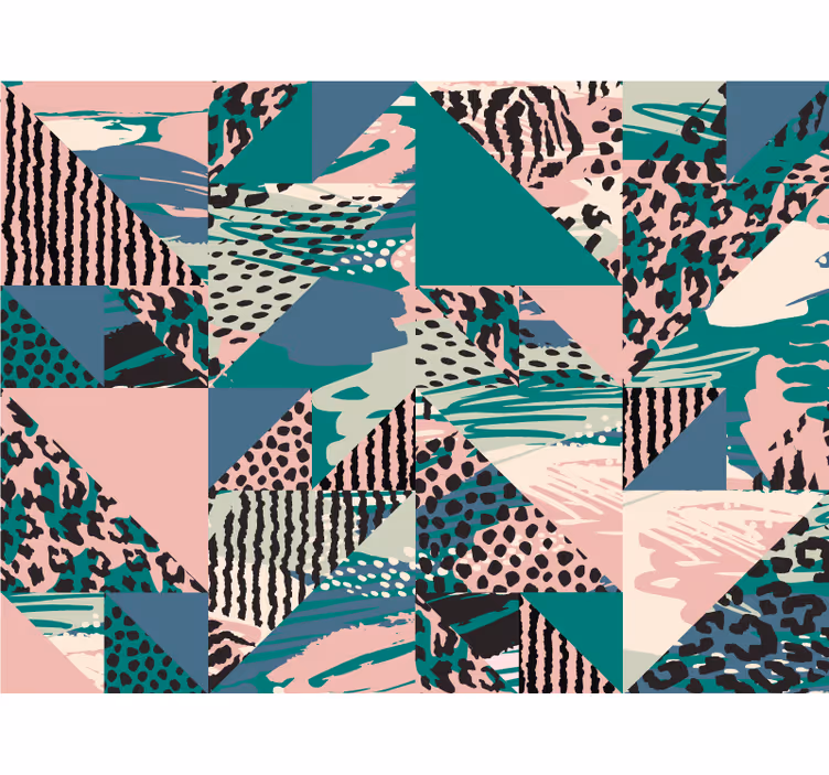 Bedroom blind with ethnic leopard pattern - TenStickers