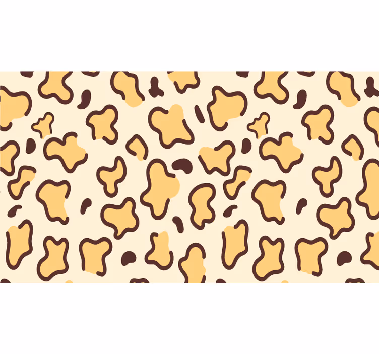Bedroom blind in giraffe spots design - TenStickers