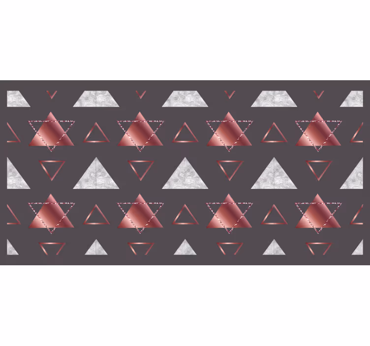 Bedroom blind with modern textured geometric design - TenStickers