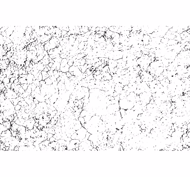 Bedroom blind in white cracked concrete - TenStickers