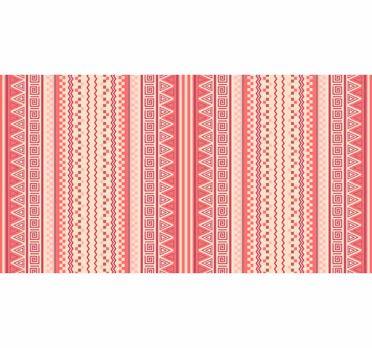 Bedroom blind with classic red stripes - TenStickers