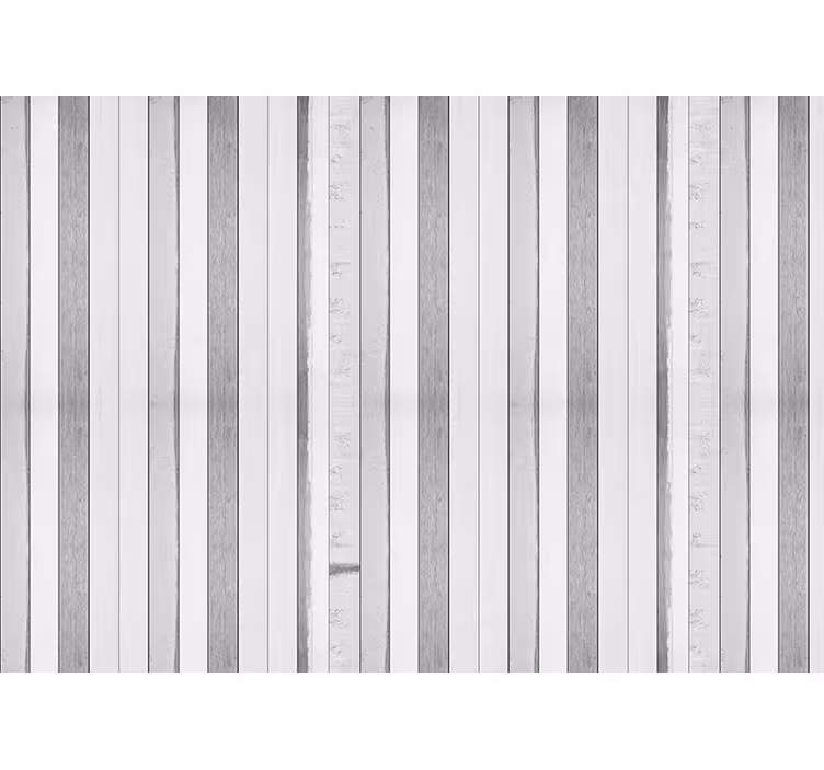 Bedroom blind with white weathered slats - TenStickers