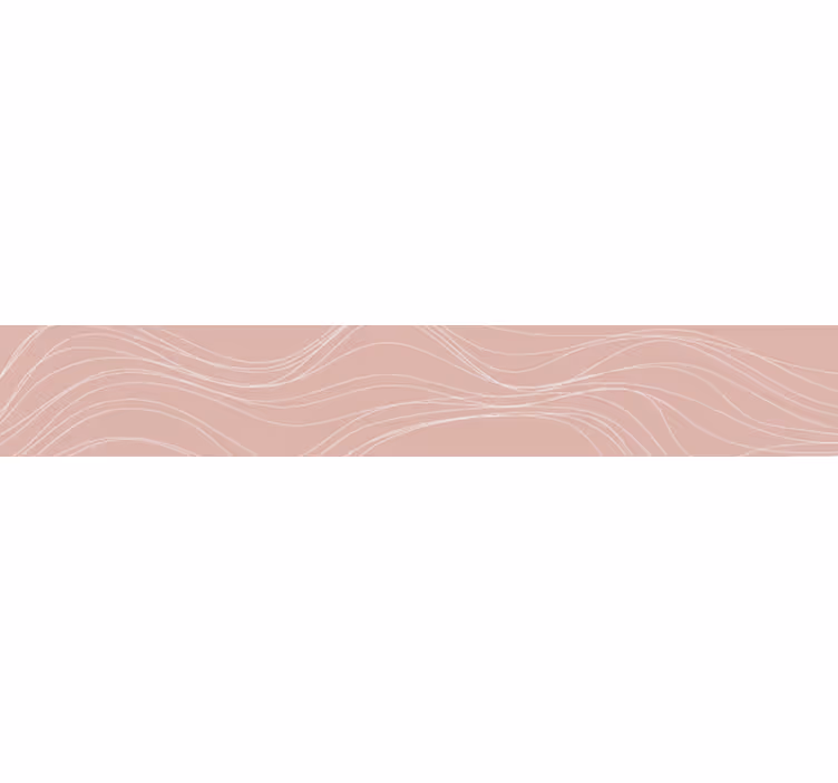 Terracotta waves bedroom blind - TenStickers