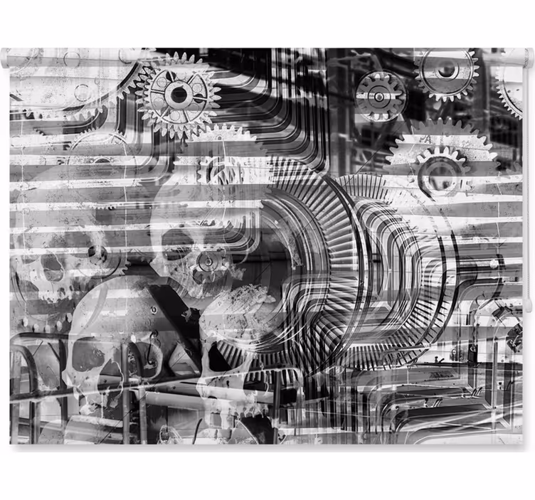 Industrial revolution bedroom blind - TenStickers