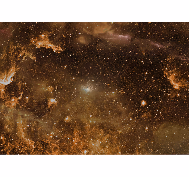 Mysterious clouds space cosmos bedroom blind - TenStickers