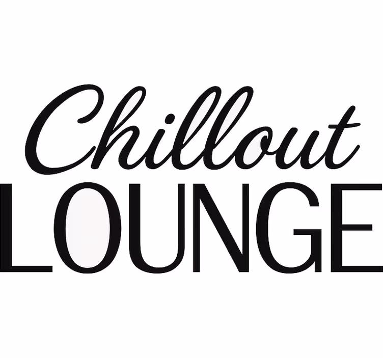Living room blind chill out lounge - TenStickers