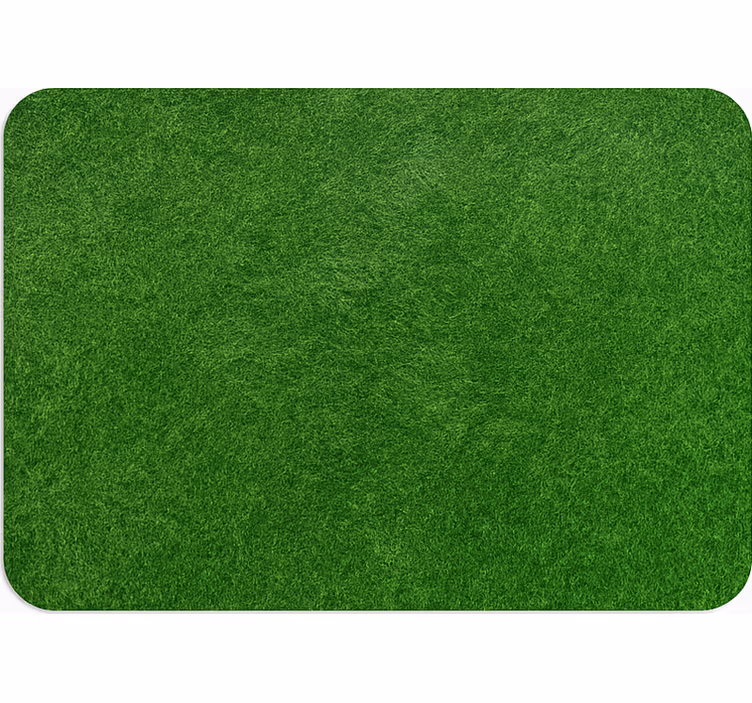 Living room blind with faux grass design - TenStickers