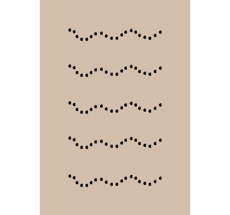 Living room blind with ground stone design - TenStickers