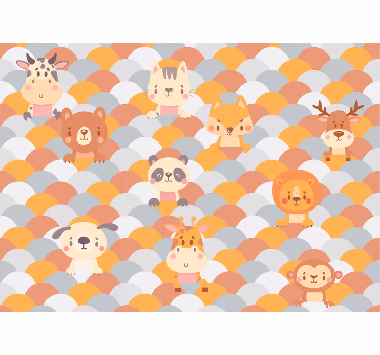 Blind kids pop up animals for kids - TenStickers