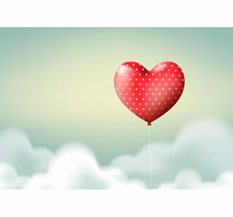 Blind kids love cute red balloons - TenStickers