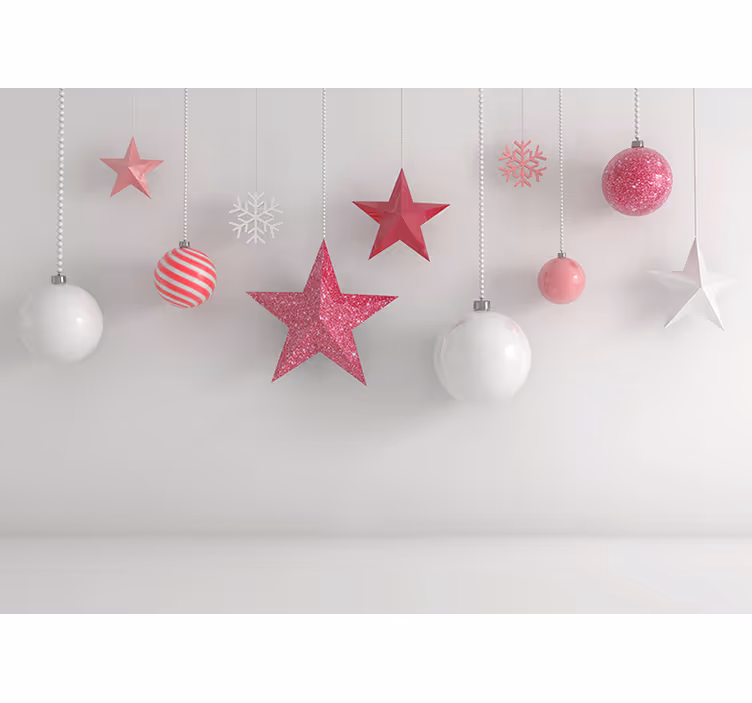 Blind kids pink ornament balloons - TenStickers