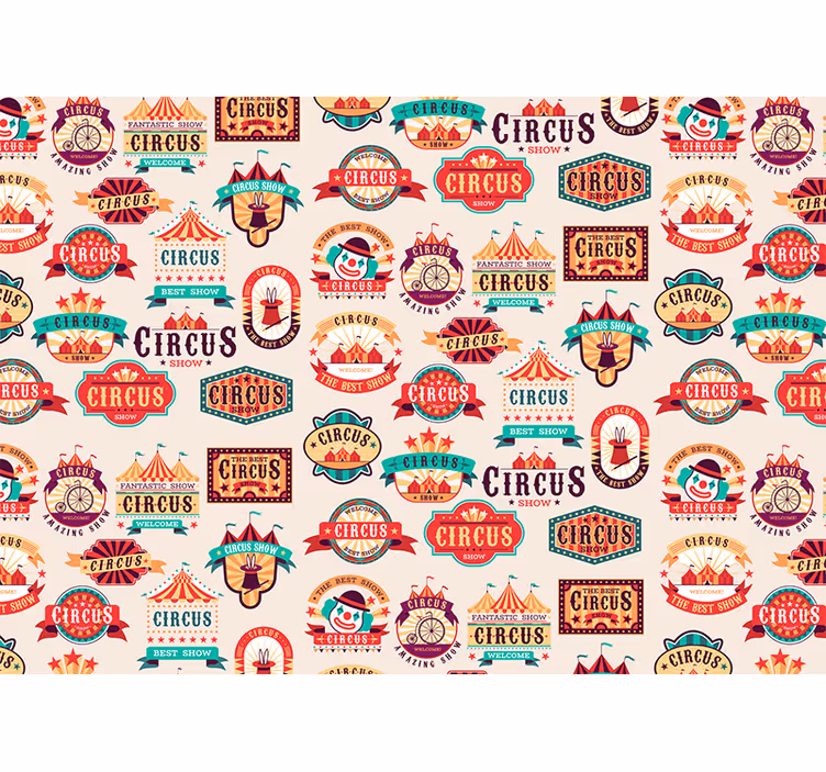 Blind kids circus ticket design - TenStickers