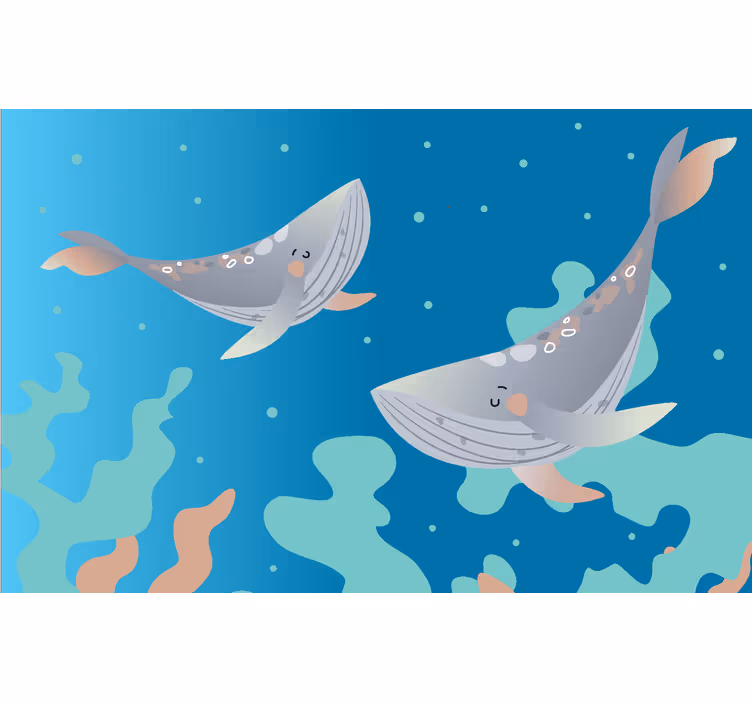 Blind kids explore ocean creatures - TenStickers