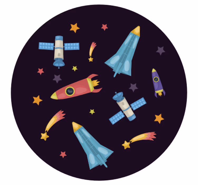 Blind kids explore space rockets and planets - TenStickers