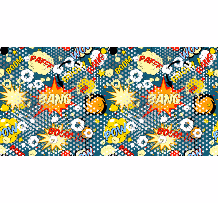 Blind kids comic book explosion design - TenStickers