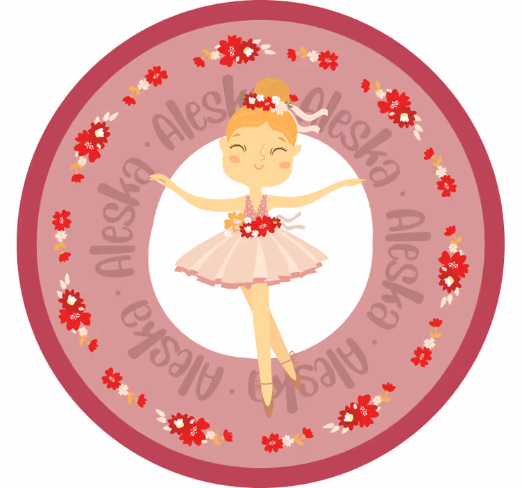 Blind kids funny ballerina princess - TenStickers