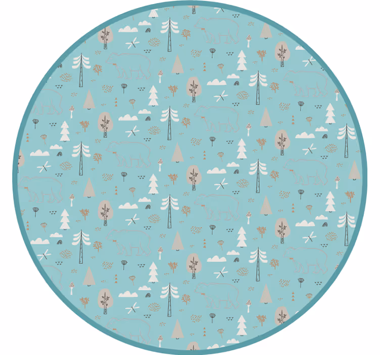 Blind kids geometric nordic style - TenStickers