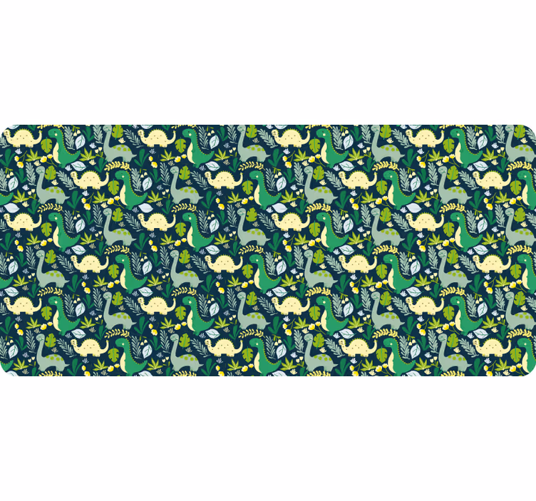 Blind kids hand drawn dinosaurs on natural background - TenStickers
