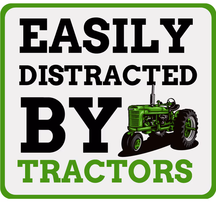 Blind kids easily distracted by tractors - TenStickers