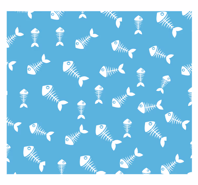 Blind kids fish bones toy - TenStickers