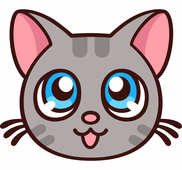 Blind kids anime cute cat toy - TenStickers