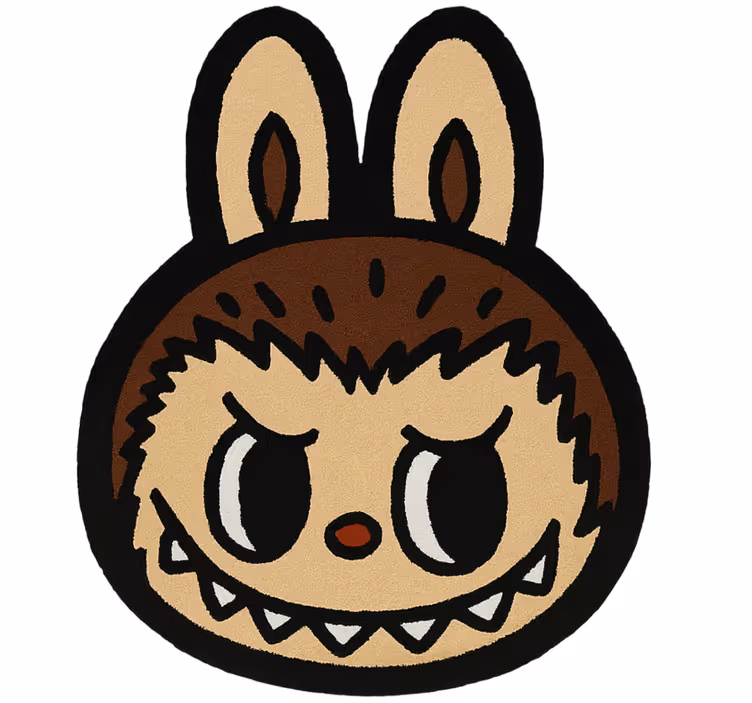 Blind kids classic brown labubu - TenStickers