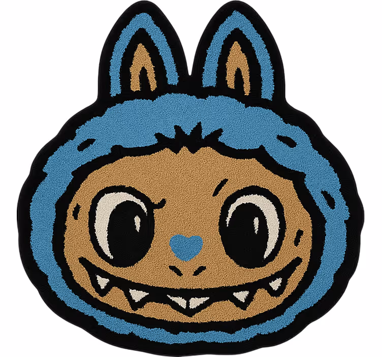 Blind kids blue labubu design - TenStickers