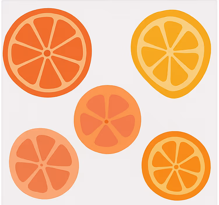 Blind fruit citrus delight - TenStickers