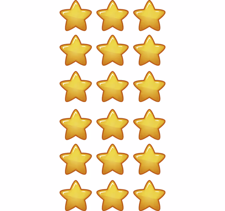Blind kids geometric star shapes - TenStickers