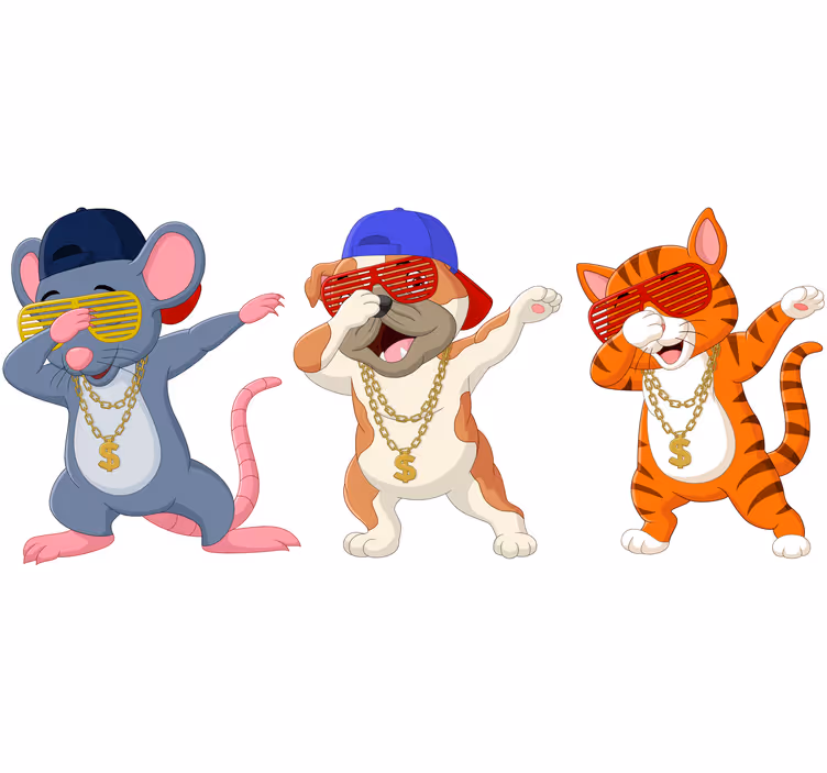 Blind kids animal sounds for kids - TenStickers