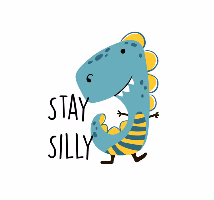 Blind kids remain playful with nordic dinosaur - TenStickers