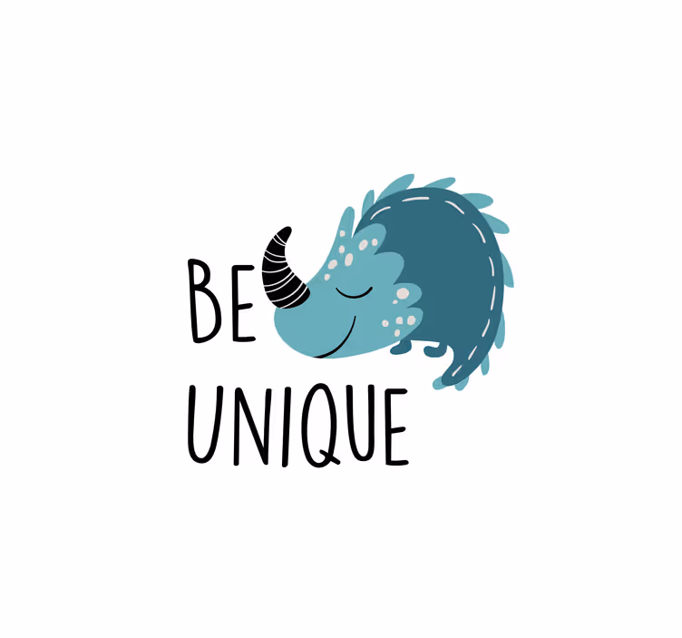Blind kids nordic dinosaur be unique - TenStickers